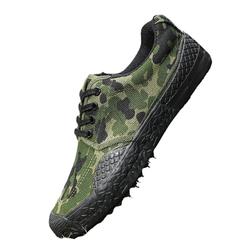 Camouflage Liberation Shoes Men Non-slip Wear-Resistant Working Shoes Man Women Large Size 35-44 Low-top Military Training Shoes