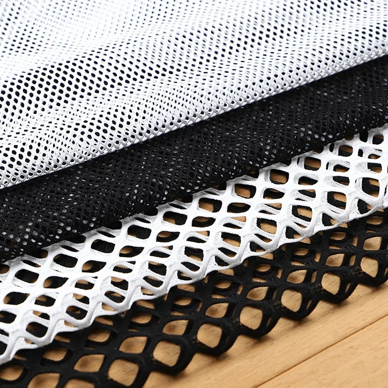 Mesh Fabric Large Diamond Mesh cloth Fishnet Fabric for DIY Clothes Pants Shoulders Home Decoration by half meter