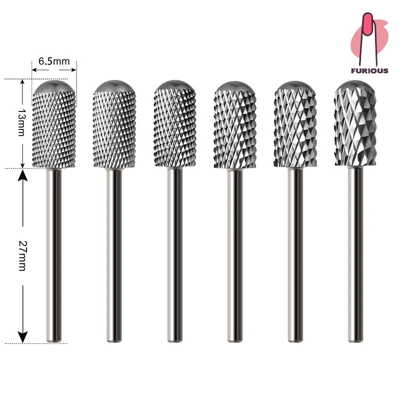 

Cylinder Tungsten Steel Nail Drill Bit/Electric Nail Manicure Removal Nails/ Polish Grinding Head Cuticle Nail Polishing Head