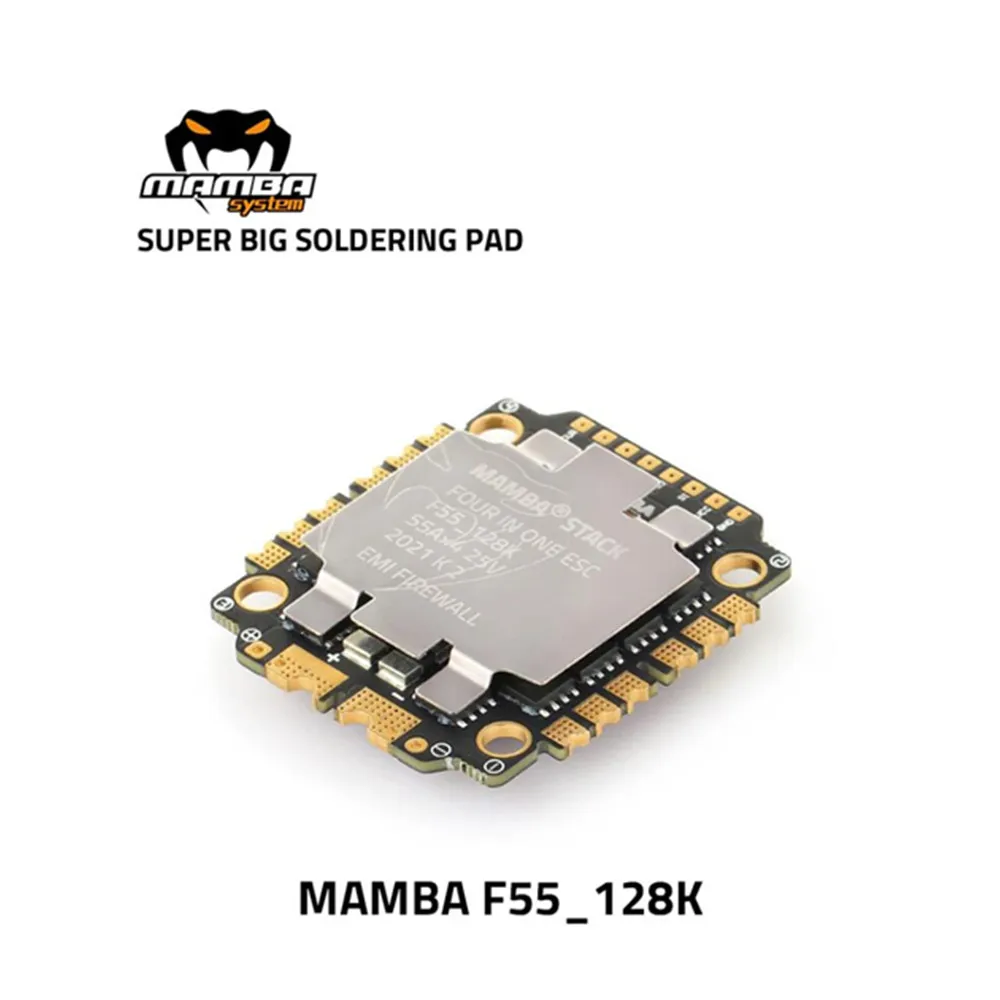 Controlador de vuelo MAMBA F405MK2 V2 MPU6000/Dshot300/600/1200 MAMBA f55 _ 128k 55A BLHeli_32 BL32 ESC Stack 30MM/M3, en stock