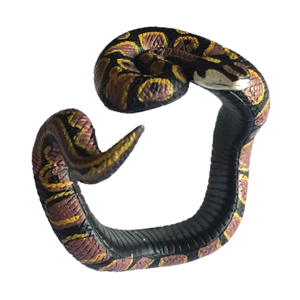 Simulation Snake Bracelet Plastic Wristband Toy Realistic Python Animal Model Funny Prank Prop for Halloween Novelty Kid Adult