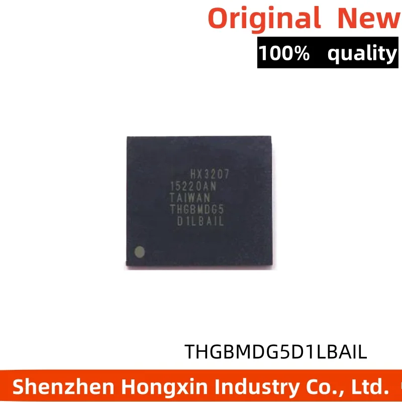 

1 piece THGBMDG5D1LBAIL EMMC 4G 5.0 Font Library Chip BGA153 Package