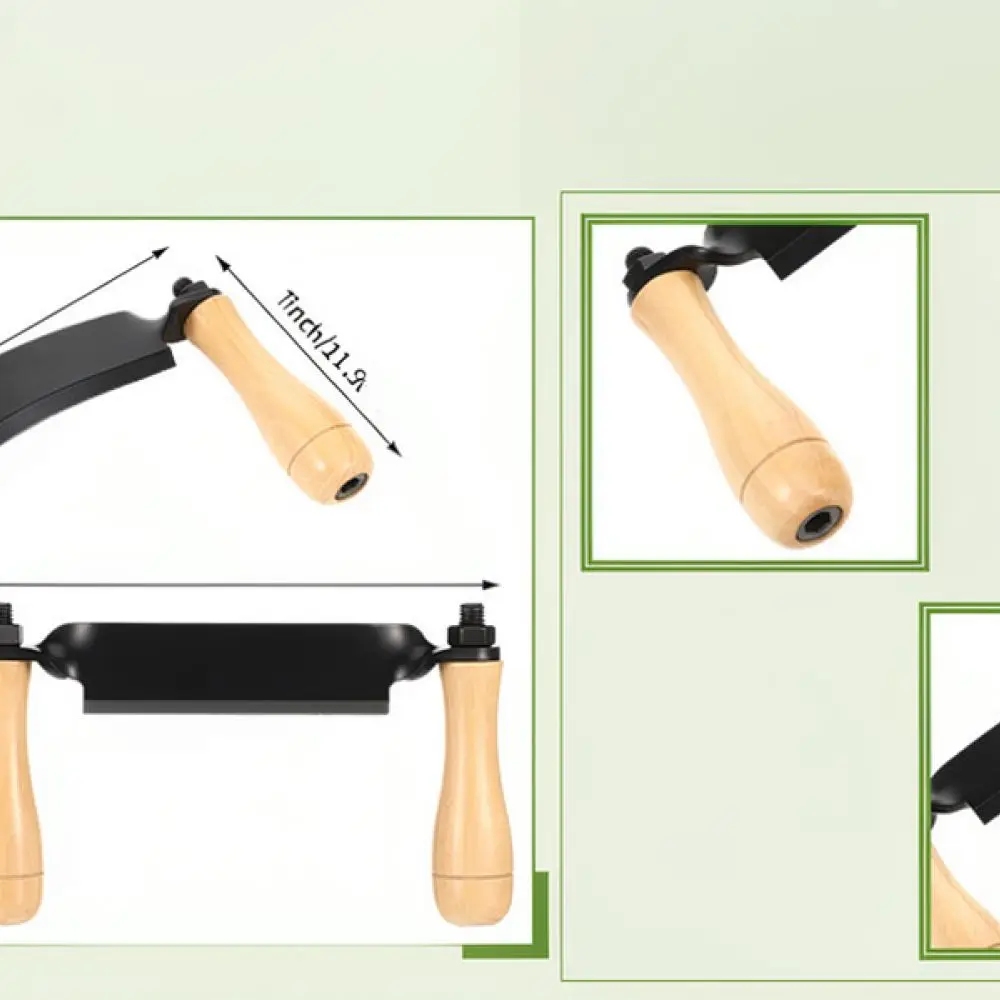Woodworking Crescent Bark Peeler Drawknife Tool For Carpentry Hand Craft Wood Carving Gardening Surface Debarking Equipment