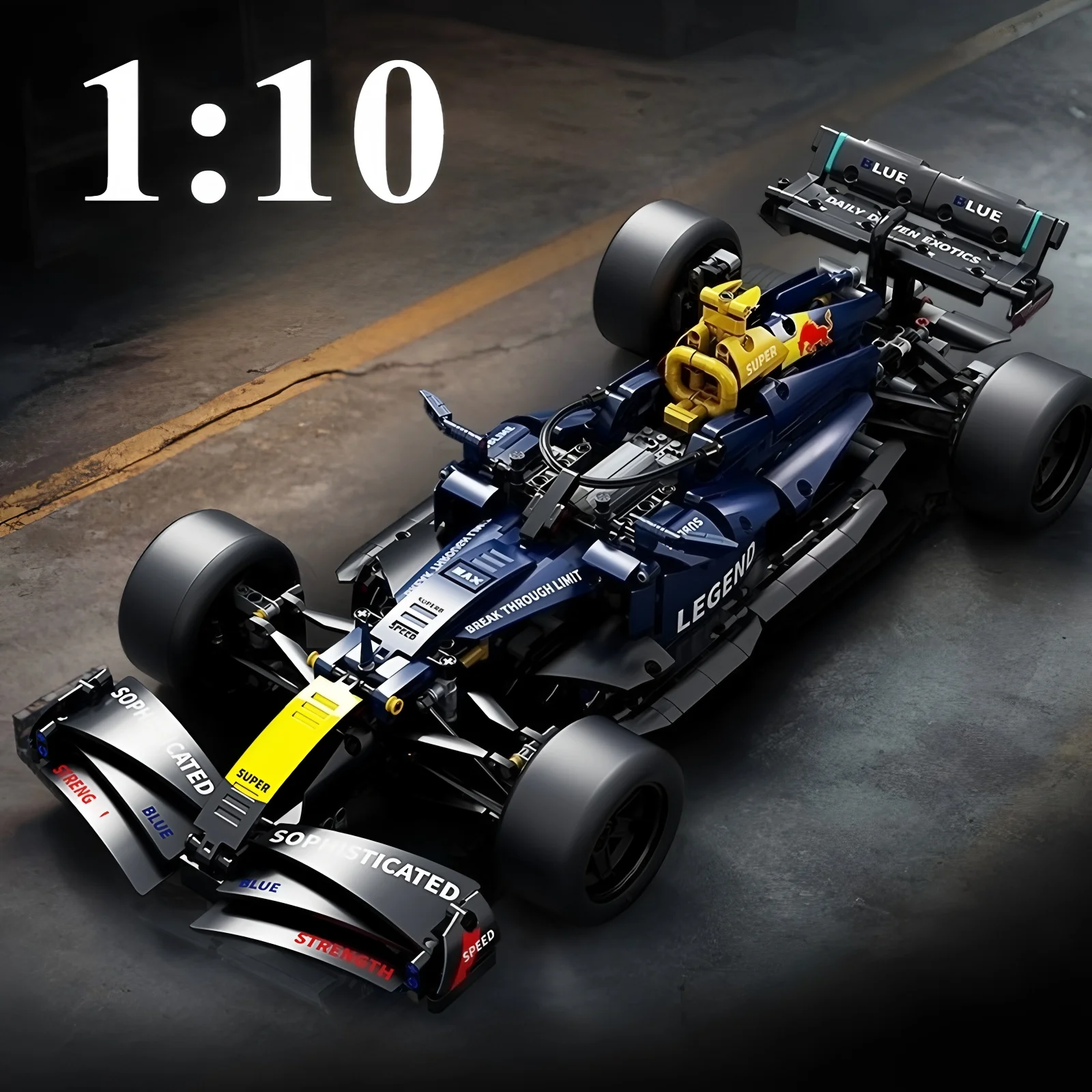 سيارات السباق الفنية، نماذج سيارات السباق، 1:10 ألعاب ألغاز مكعبات بناء السيارات الرياضية الفائقة، هدايا للأطفال والكبار #6