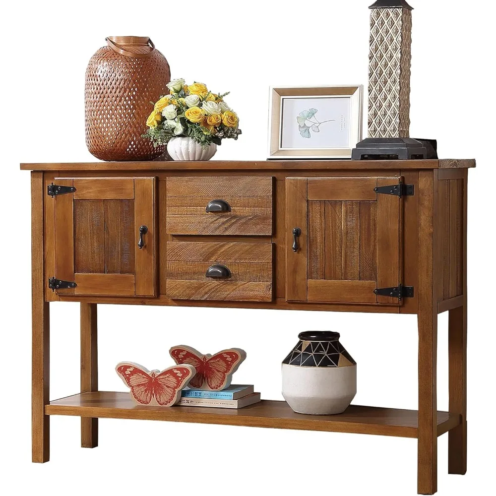 

Шкаф-буфет в фермерском доме, сервант из цельного дерева с ящиками для хранения и нижней полкой, кофейный бар для шведского стола для Ent