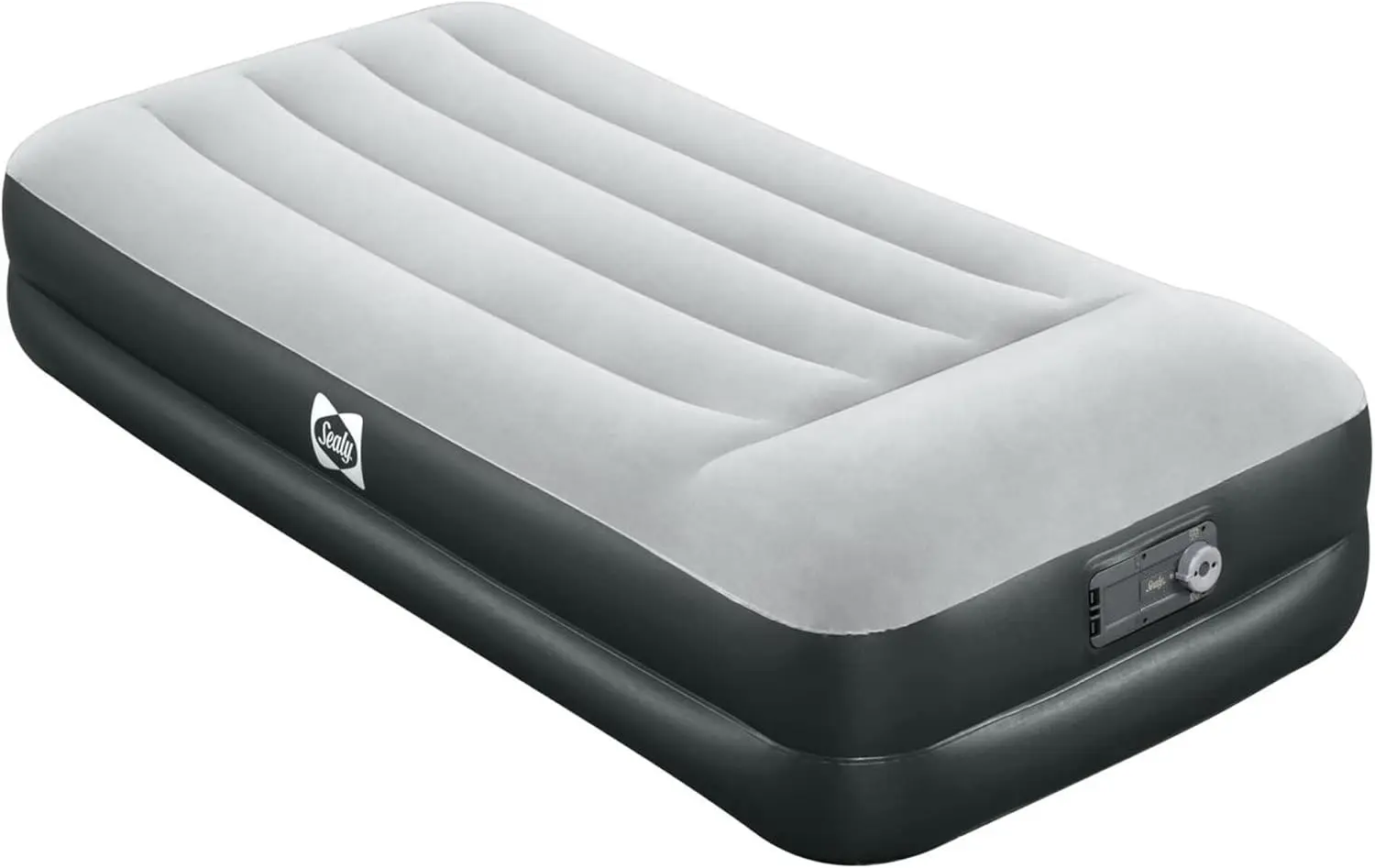 Tritech 16” Twin Sized Inflatable Air Mattress Bed with Built-in Pump, Storage Bag, and Repair Patch for Indoor and Outdoor Use