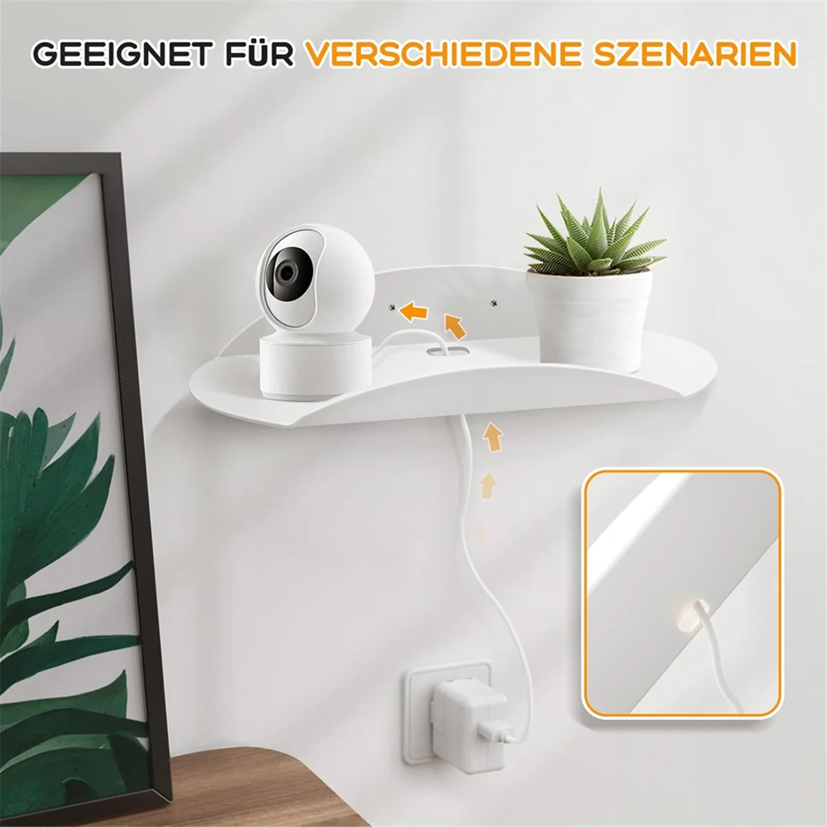 

Upgraded 2PCS Wall Floating Shelves Multipurpose Display Stand