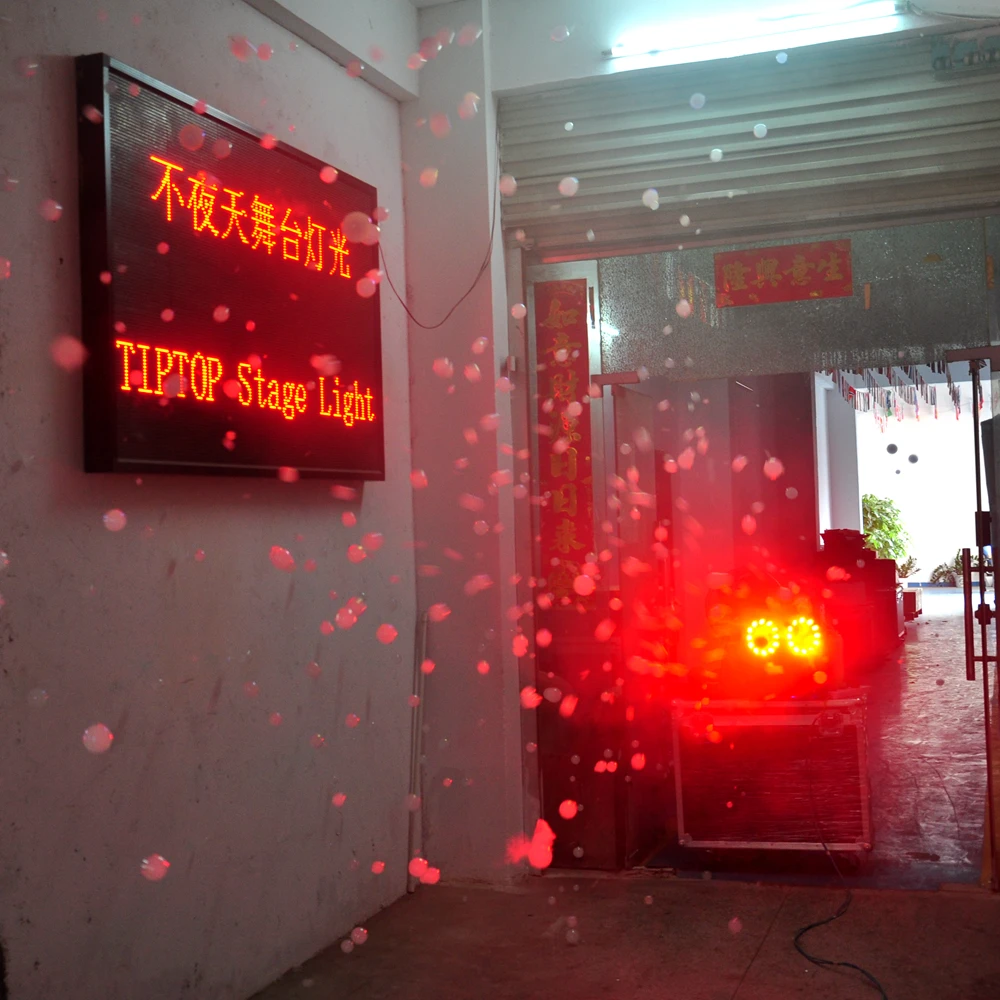 Freeshipping 2 Eyes Led Smoke Bubble Machine 24x3W RGB 3IN1 Color Leds DMX Remote Control Long Distance White Bubble Blower