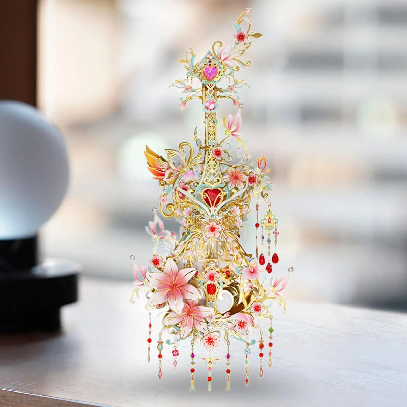 

Metal Puzzle Set Elegant Stem Projects Handcrafted Desk Gift Cello Model Kits