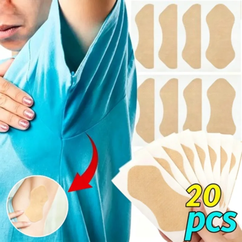 Underarm Absorb Sweat Patch Unisex Armpit Ultrathin Sweat Absorbing Sticker Plantar Anti Odor Moisture Absorption Soft Paster
