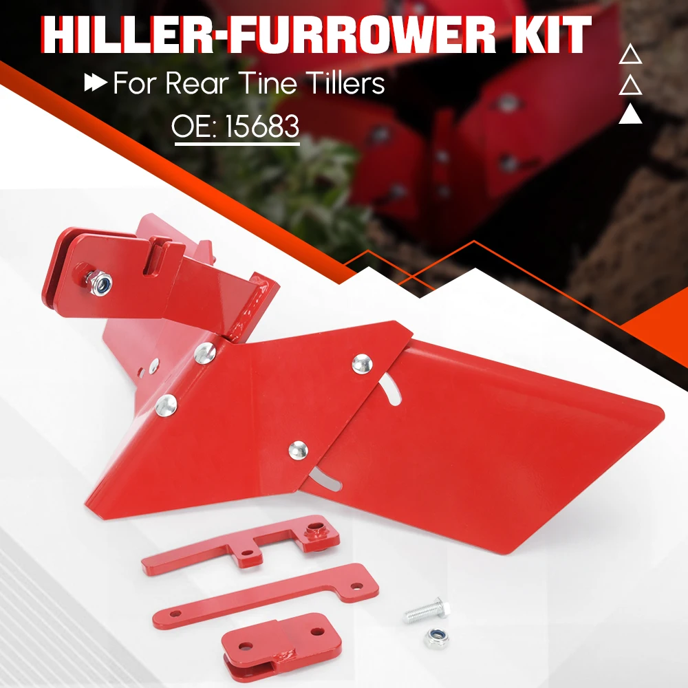 Iron Hiller Furrow Kit For Rear Tine Tillers 15683 Used On Rear Tine Tillers For Land Cultivation And Clearing