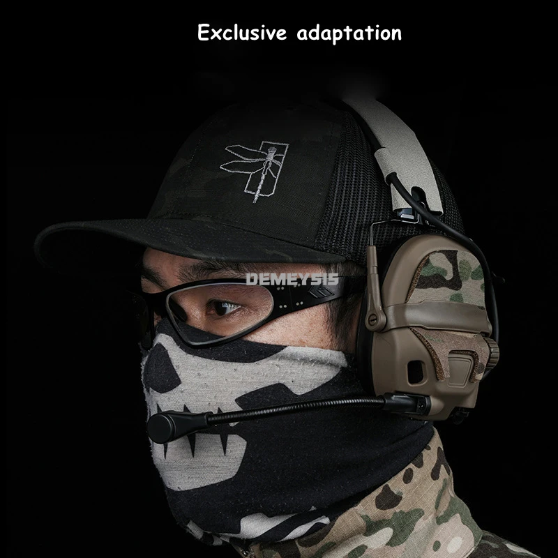 Picture 7: Tactical Headset Sticker Camouflage Magic Patch for GEN 6 Shooting Headphone Hearing Protection Earmuffs Decorative Stickers
