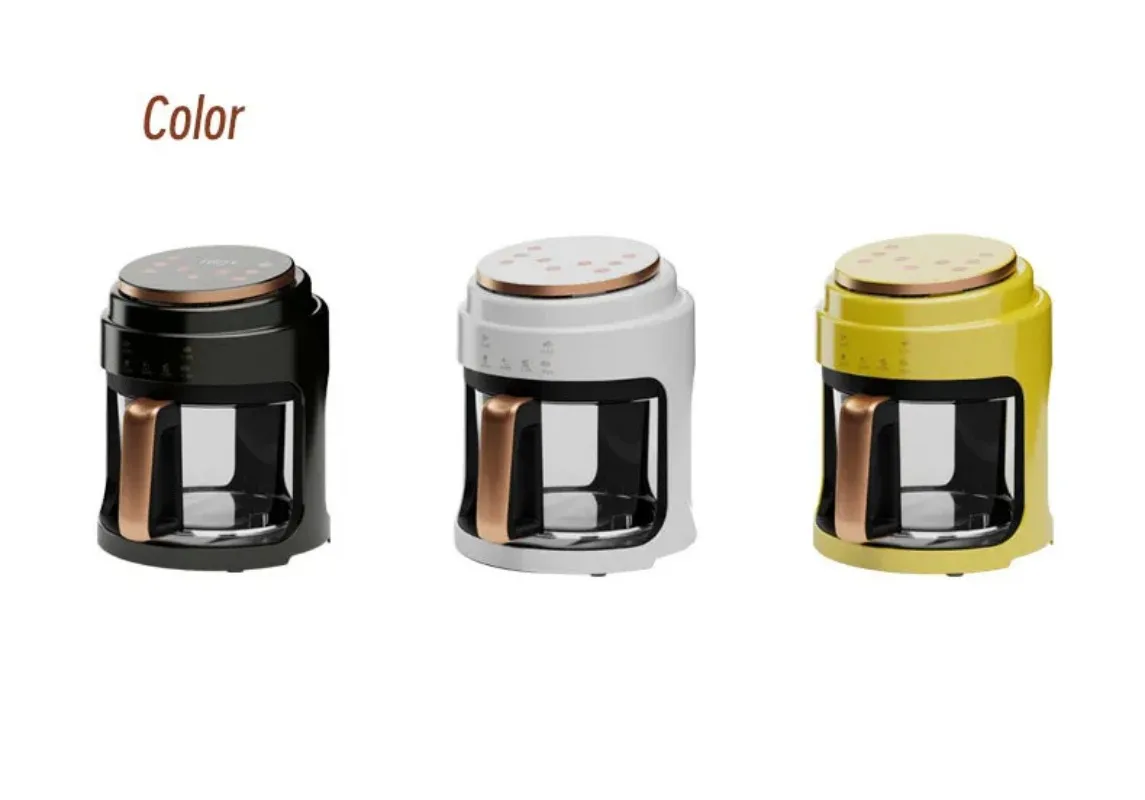 4L Large Capacity Visual Glass Electric Cooking Device Healthy Household Food Making Kitchen Appliance