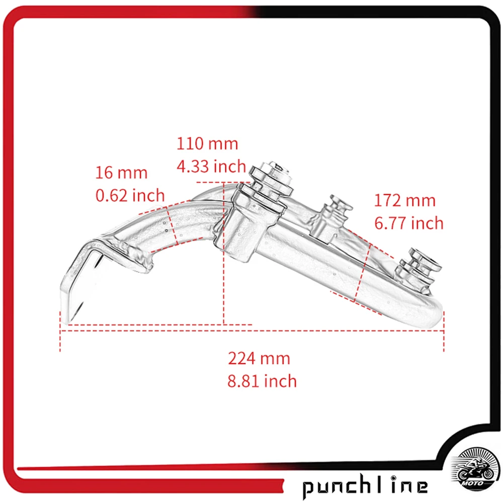 Fit For YAMAHA XSR900 XSR 900 2022-2023 Left Side Trunk Bag Support Right Side bag Bracket