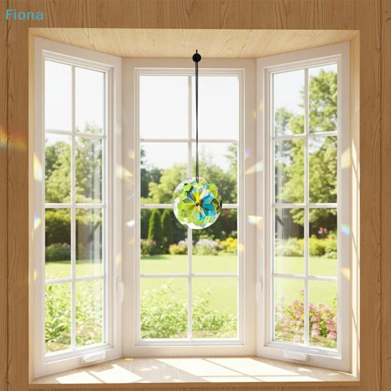 ✔30mm Clear Crystal Glass Prism Hanging Rainbow Maker Suncatcher Home Decoration