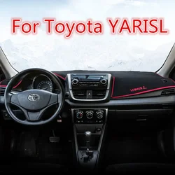 Toyota yisl 2014 2015自動車楽器パネル用シェードパッドダッシュボードカバーライトパッドダークマット