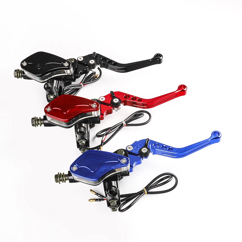 Motorcycle Hydraulic Clutch Kit Brake Master Cylinder Oil Hose Brake Levers Kit For Honda Yamaha Suzuki Kawasaki Dirt Bike