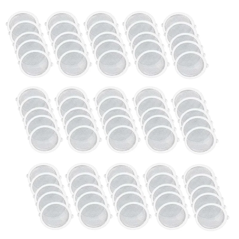 

ABAH-150 Pcs Disposable Shower Drain Hair Catcher Mesh Stickers, Anti Clogging Floor Sink Strainer, Shower Drain Dog Hair