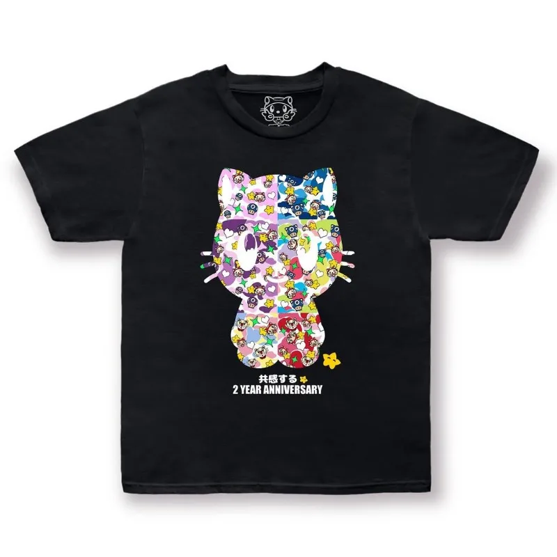 

2025 New oversized anime print high street women T-shirt Harajuku retro casual punk shirt Gothic versatile trendy short sleeve