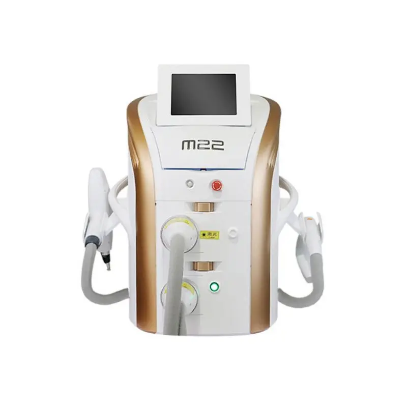 Máquina de depilación M22 IPL OPT 2 en 1, máquina de eliminación de tatuajes, fotones faciales, rejuvenecimiento de la piel, Nd Yag