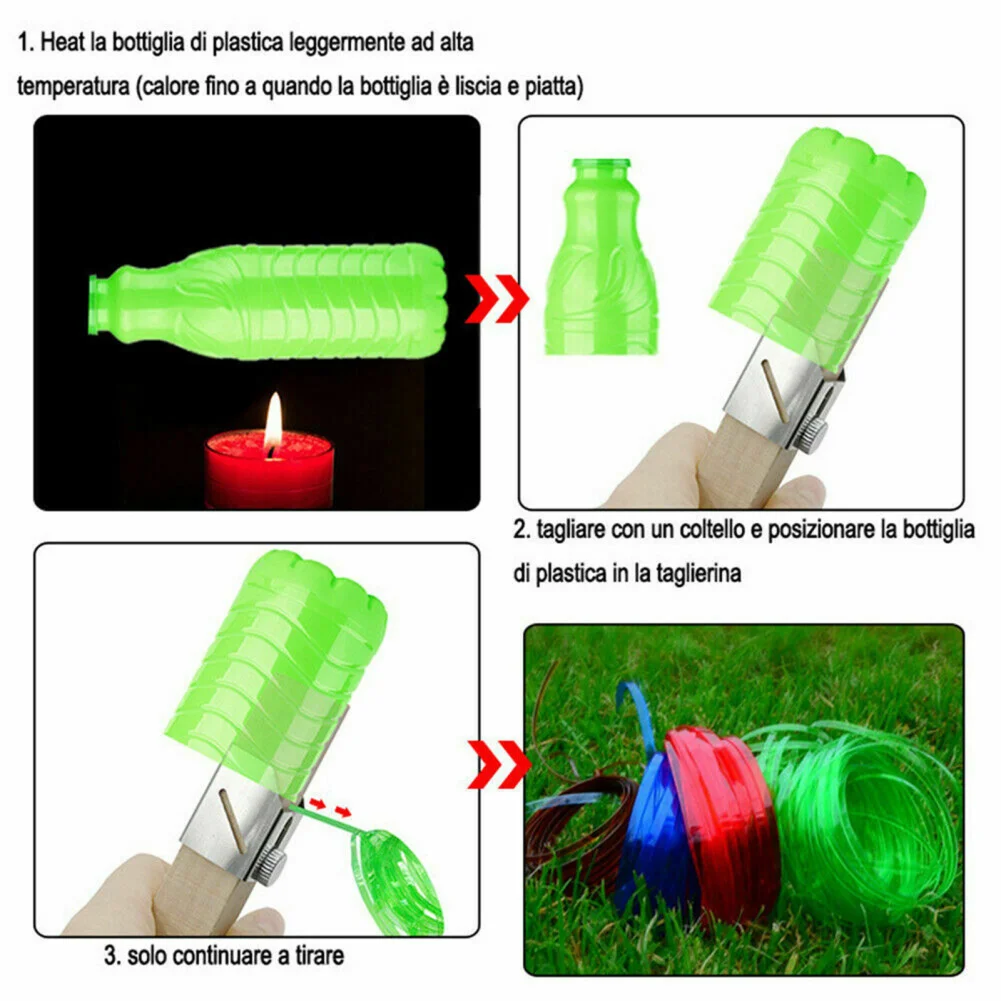 Diy Plastic Flessensnijder Draagbare Outdoor Smart Huishoudelijke DIY Handgemaakte Kunst Ambachten accessoires Voor Frisdrankfles tool