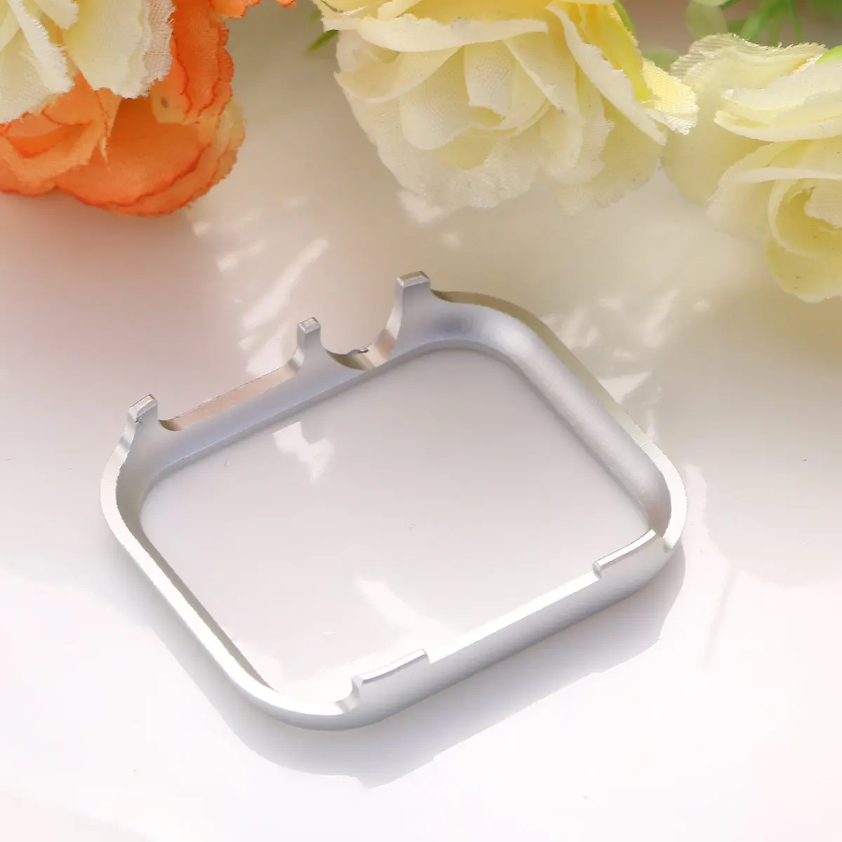 40mm Metal Frame Protective Case Aluminum Alloy Bumper Cover Shockproof Full Protection Screen Guard