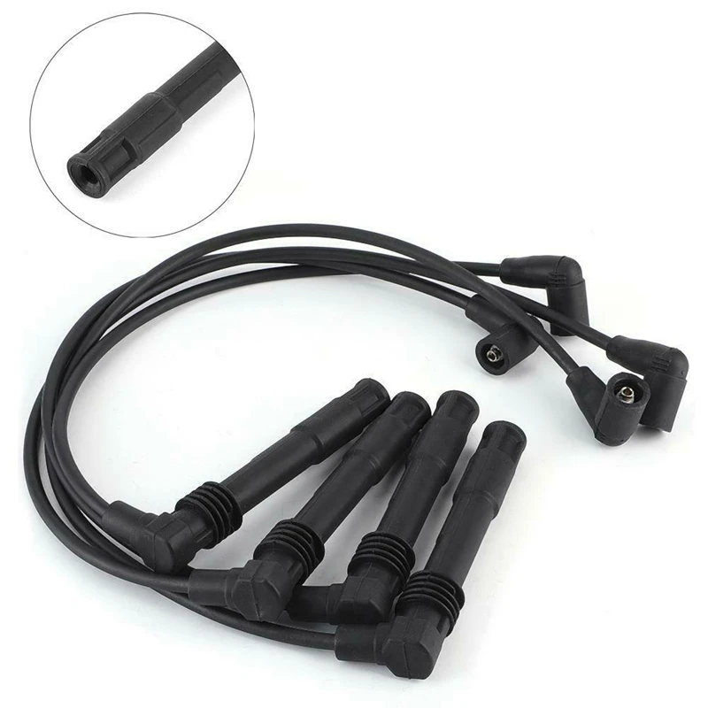 Ignition Cable Kit Spark Plug Cable 036905409K For Bora GOLF 4 1J Lupo 6X 6E 1.4 + 1.6 Car Accessories