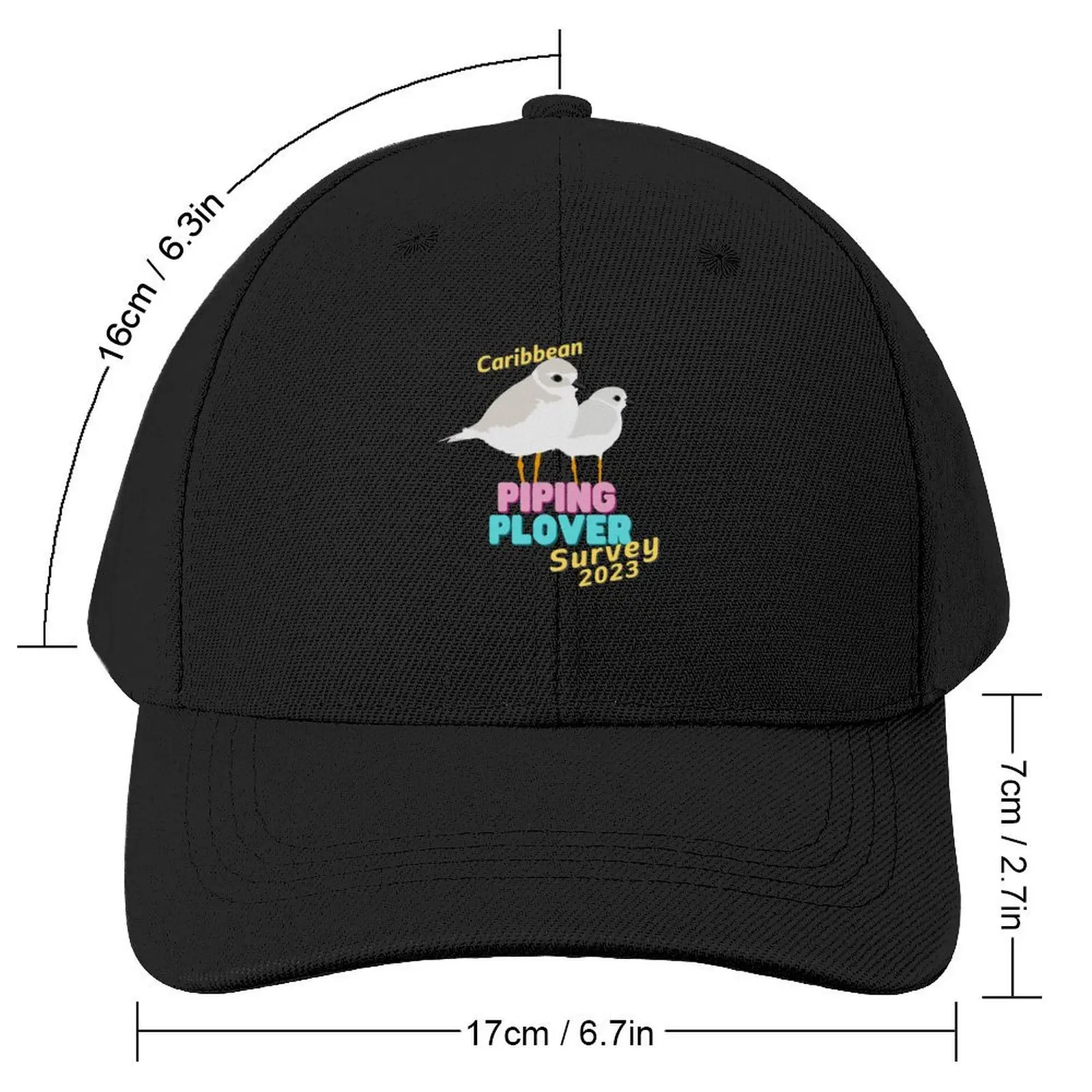 Piping Plover Survey 2023 Baseball Cap Christmas Hat Streetwear For Man Women's