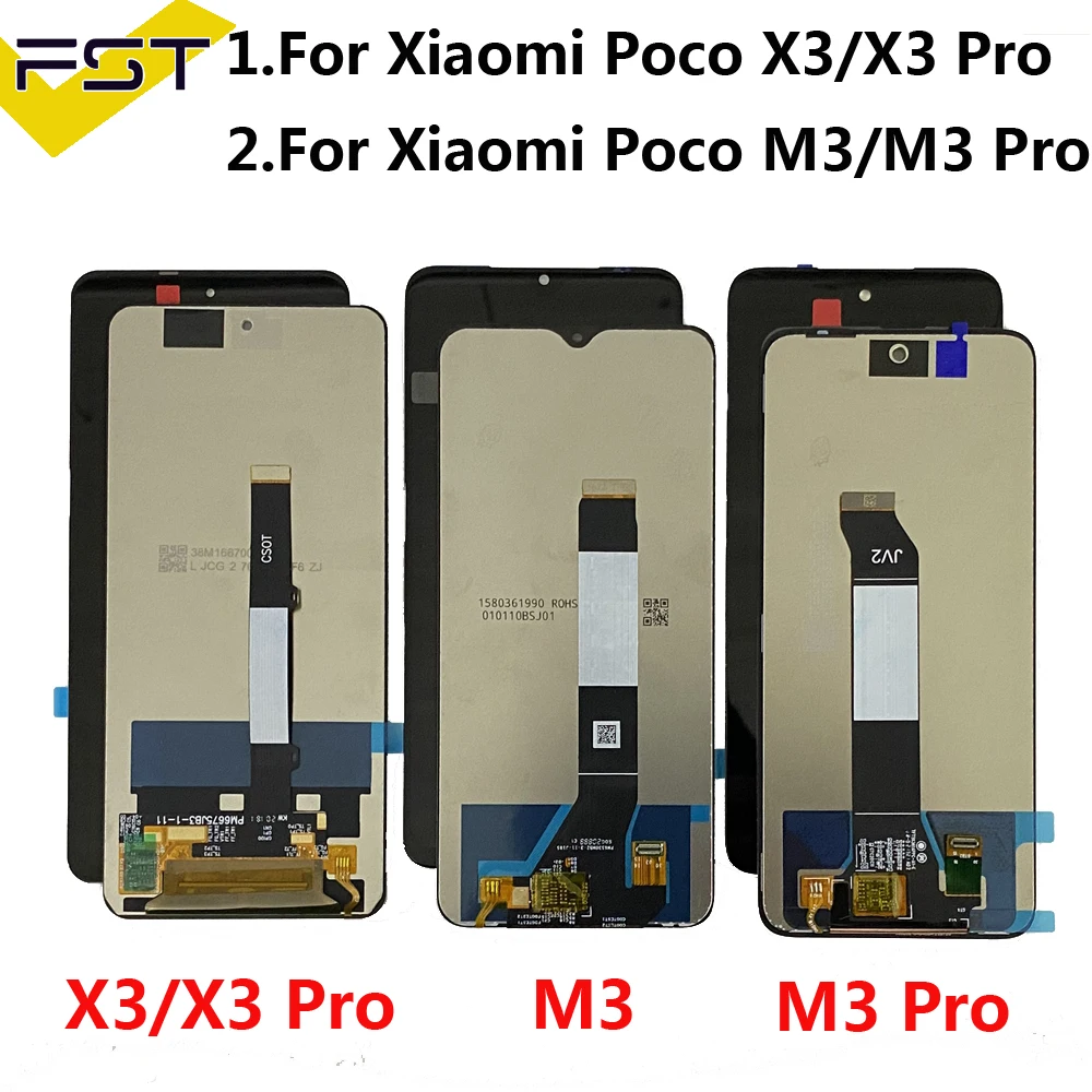 

Оригинальный ЖК-дисплей для Xiaomi Poco M3, ЖК-экран, сенсорная панель, дигитайзер M2010J19CG M2010J19CT, ЖК-дисплей для Poco X3 Pro, Poco X3