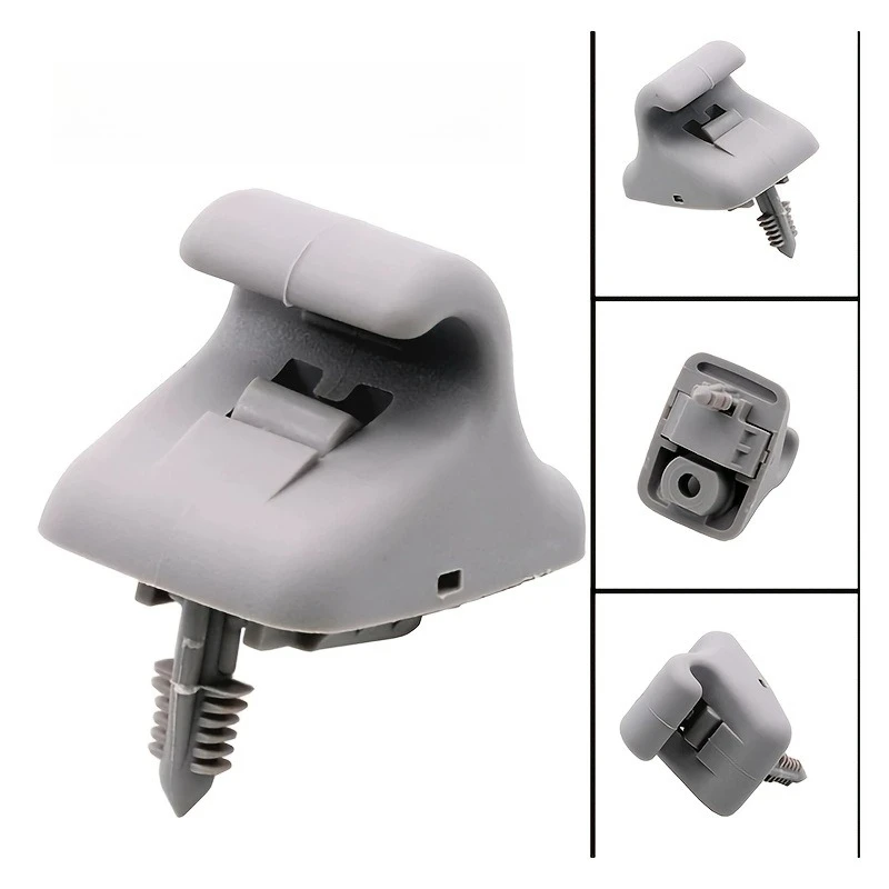 2Pcs Sun Visor Clip Repair Reliable Car Visor Sunshade Holder Mounting Clip Replacement Accessory Car Sunshade Accessories