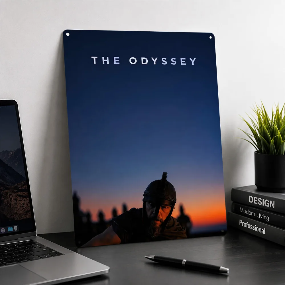 The Odyssey Warrior Metal Poster Perfect Gift for Fans Lovers Customized Wall Art Metal Sign for Modern Home Decoration Luxury