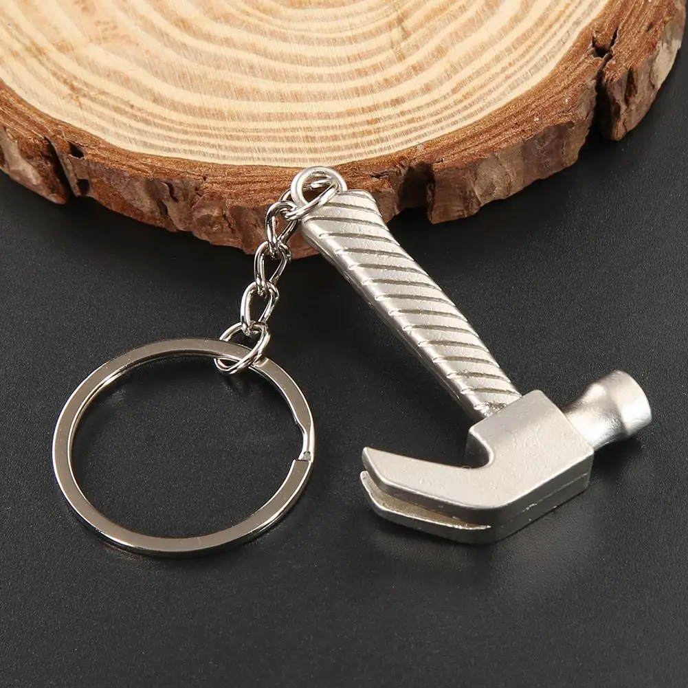 2025 Wrench Tool Key Chain Mini Small Opening Hammer Wrench Keychain Charm Men's Key Ring Wrench Spanner Key Chain Gift Jewelry