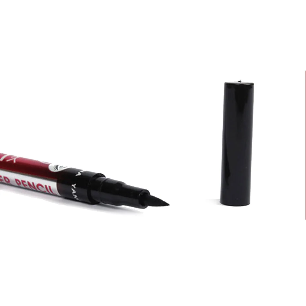 Wodoodporny eyeliner w płynie w pisaku, czarny, z cienką końcówką, długotrwały, szybkoschnący, trwały, plastikowy eyeliner do makijażu oczu, wodoodporny eyeliner w płynie.