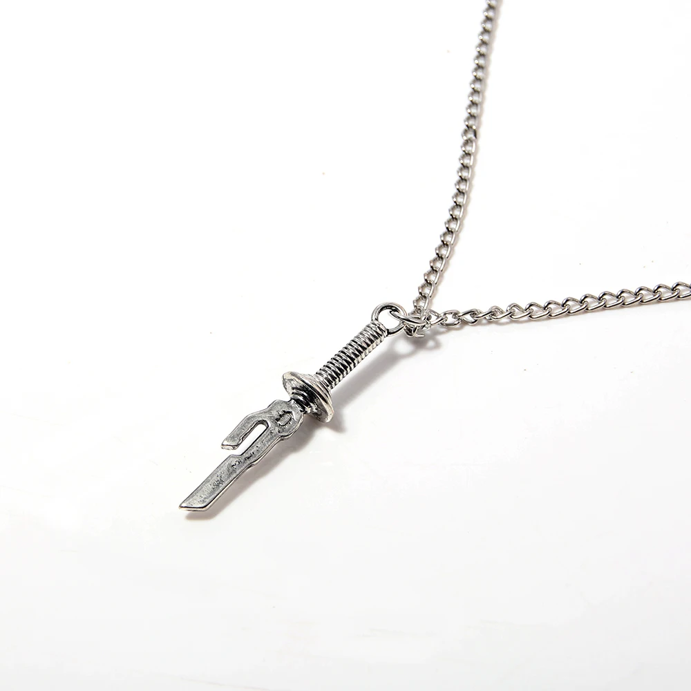 Anime Fushiguro Toji Schwert Halskette Speer von Tianri Messer Anhänger Cosplay Halsketten Für Unisex Halsband Schmuck – Detail 5