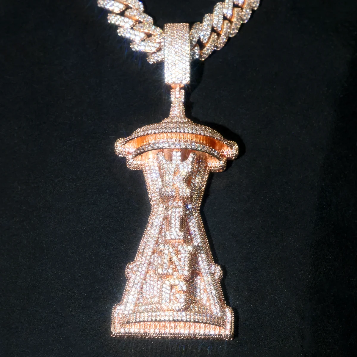 Crystal Hourglass Pendant Necklace — product information 5