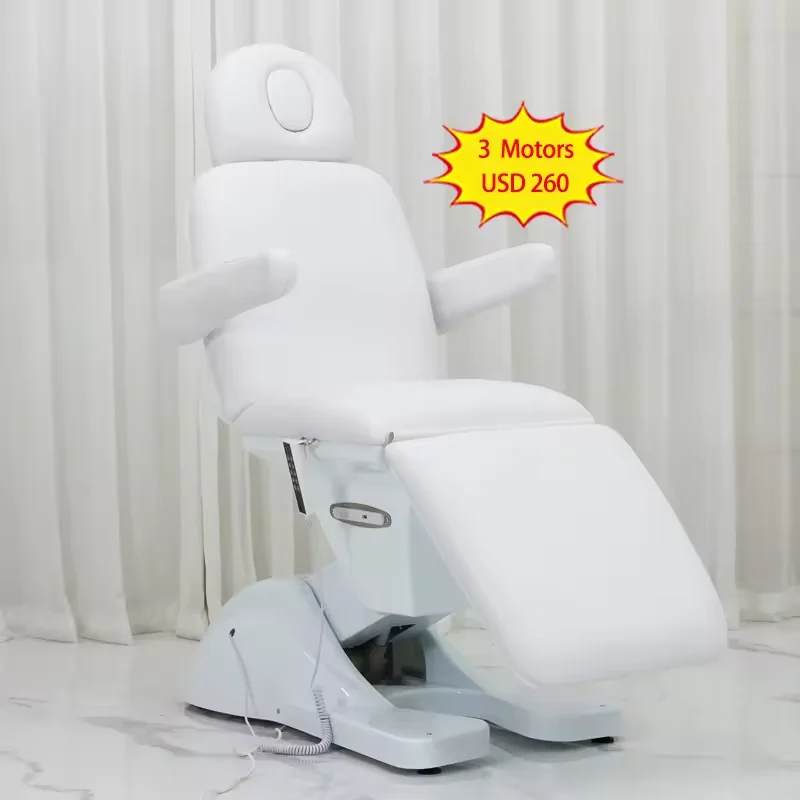 

Pink Blue White Beauty Salon Facial Bed Bring Chairs Curved Lash Bed Beauty Salon Body Spa Aesthetic Chair Electric Beauty Bed