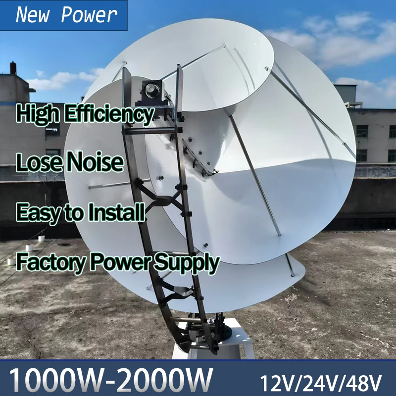 

2000W Windmill Wind Turbine Generator Complete Power Supply System Kit Electric Generator Free Energy For Home Appliance