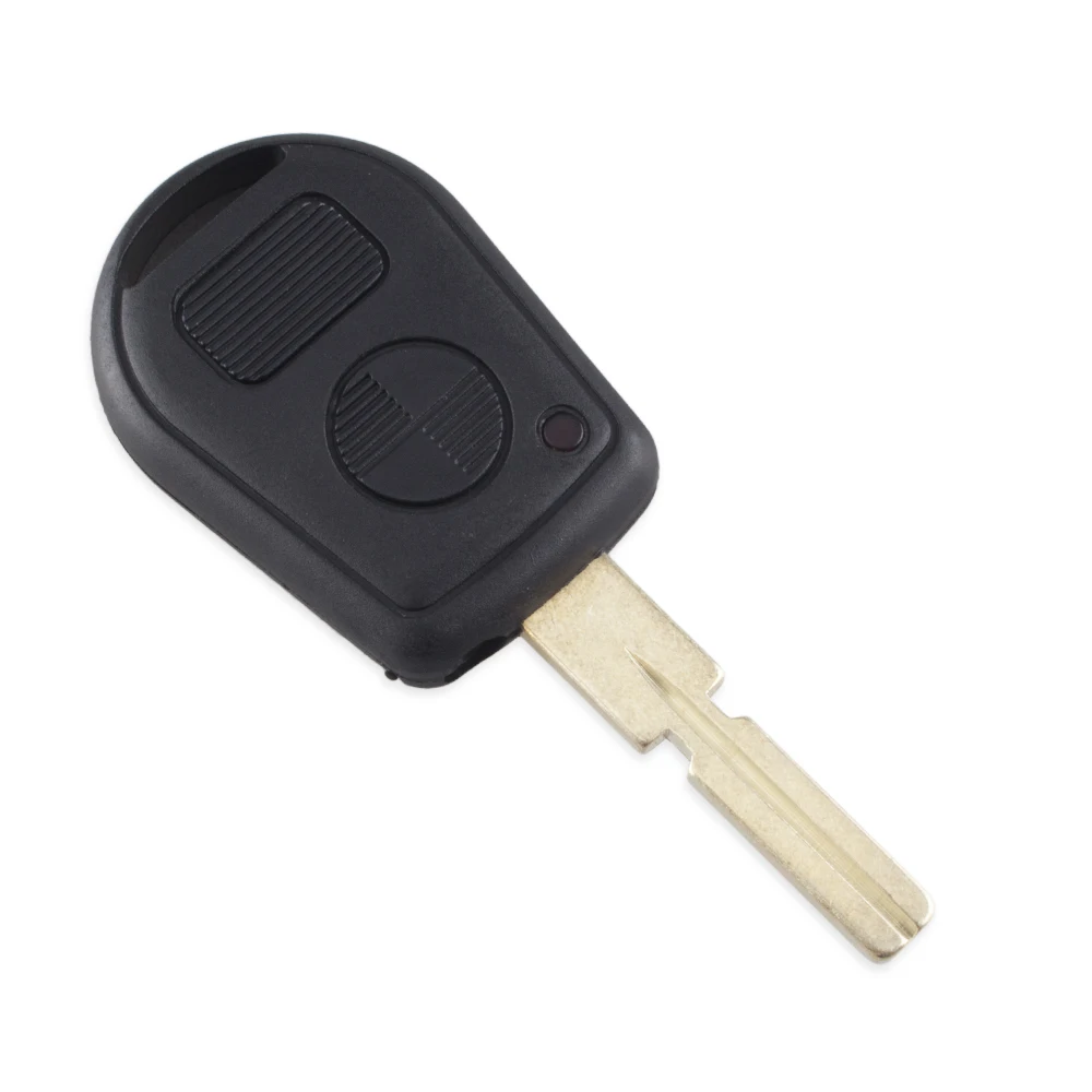 KEYYOU Pokrowiec na kluczyk z 2 przyciskami do BMW E31 E32 E34 E36 E38 E39 E46 Z3 Zamiennik obudowy kluczyka samochodowego