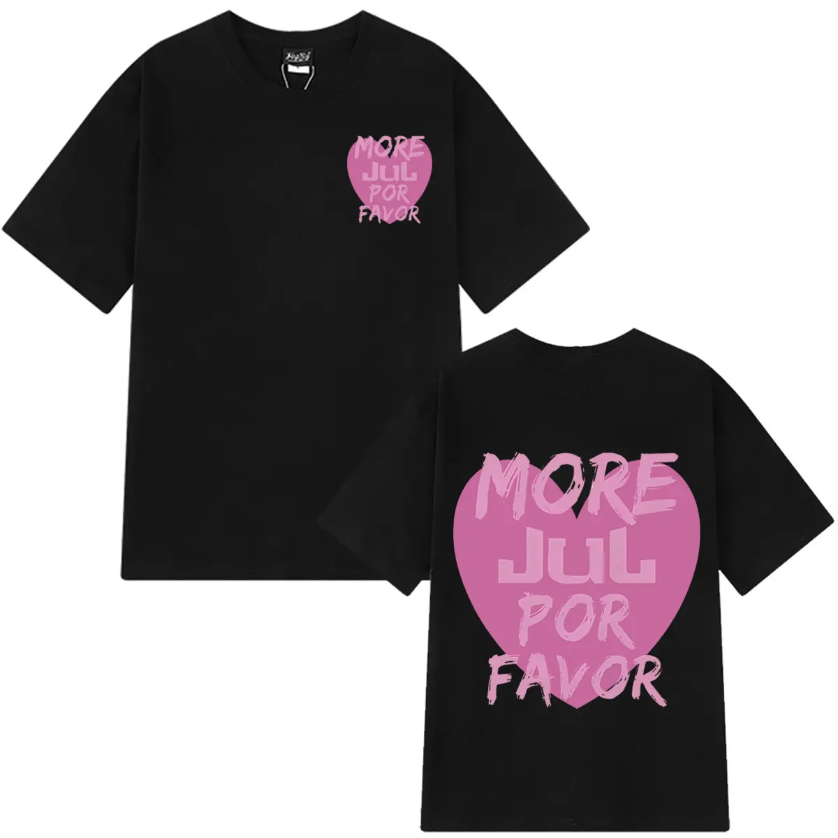 T-shirt imprimé tendance Y2K pour homme et femme, style esthétique Jul Fashion, été, manches courtes, coton, coupe ample, décontracté, streetwear