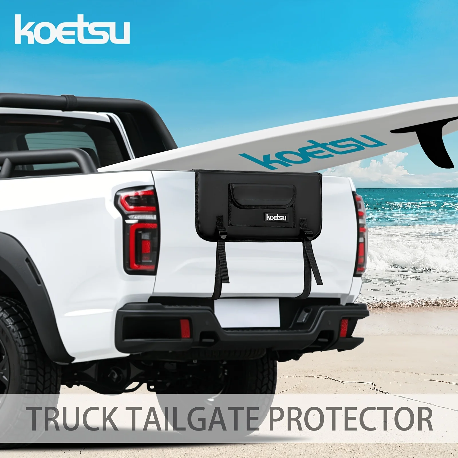 

KOETSU Universal Truck Tailgate Protection Pad Soft Durable Pad for Pickup Truck Scratch Protection