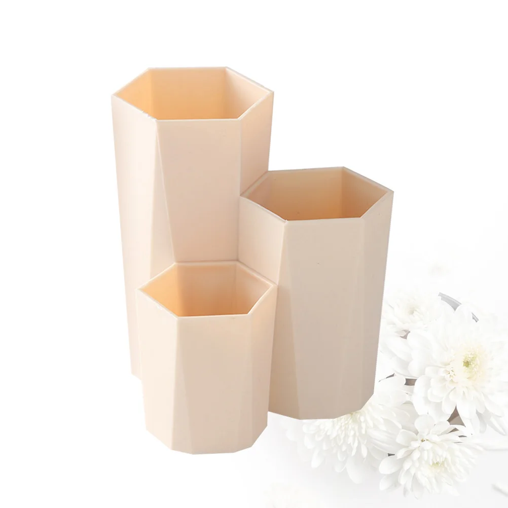 

Makeup Brush Storage Container Holder Canister Stylish Sundries Organizer