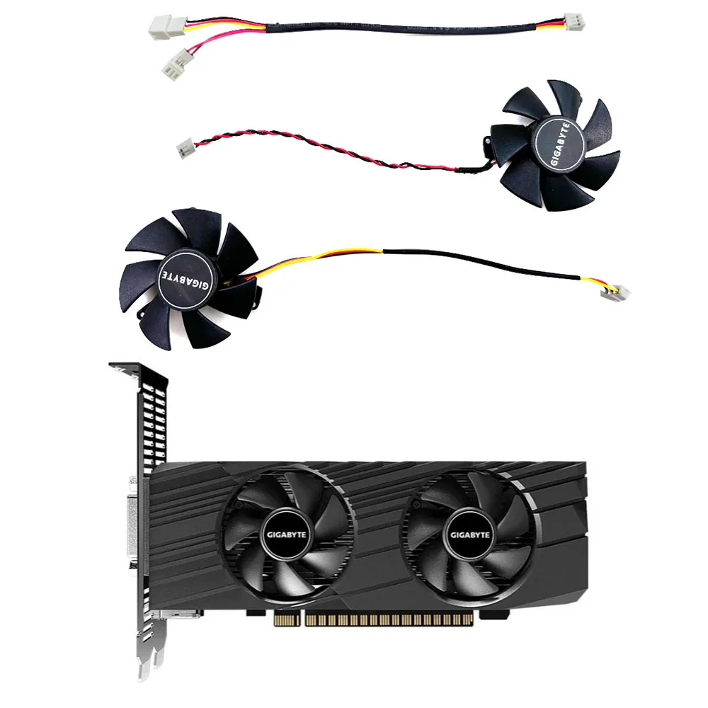 3PIN 47mm FD1250-A 1042A6FL DC 12V 0.19A GPU Cooling Fan for Gigabyte GTX 1650 GTX1650 D6 OC Slim 4G Card Cooler