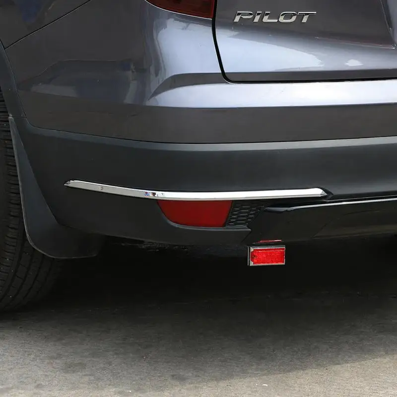 

Для Honda Pilot 2019 2020 2021 2022, полоса заднего противотуманного фонаря, полоса заднего противотуманного света, аксессуары для украшения автомобиля, яркий свет из АБС-пластика