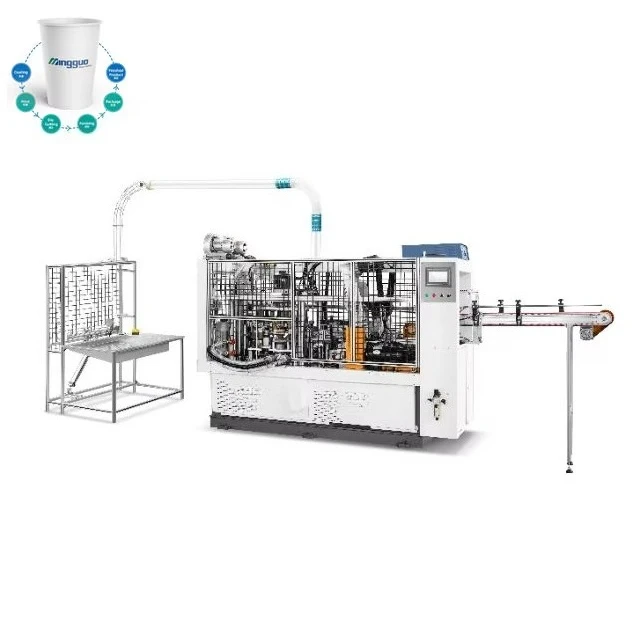 Automatic Ultrasonic Double PE High Speed Paper Cup Machine Customized