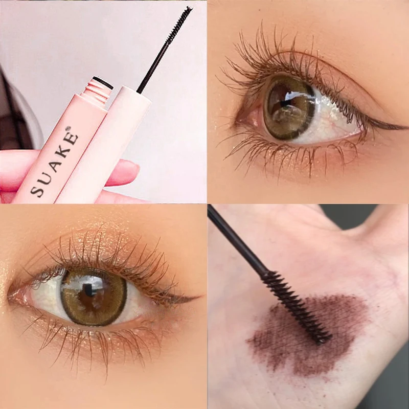 Sdotter Ultra-fine Mascara Curl Thick Lengthening Waterproof Non-smudge Long-lasting Color Rendering Mascara Lash Extension Cosm