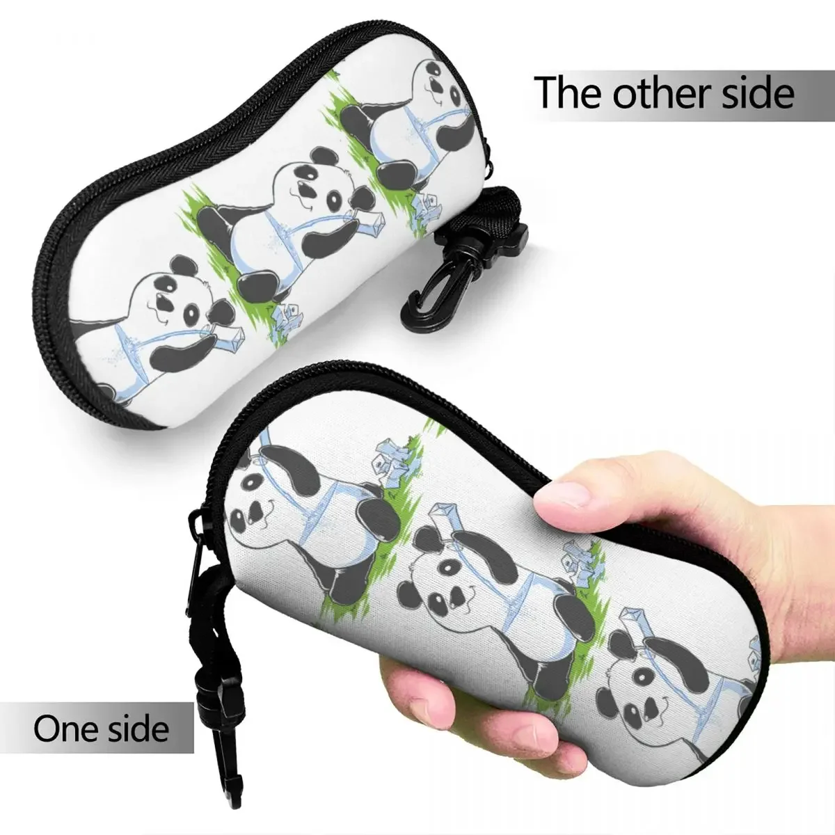 Panda In My Fillings Case Men Women High Quality Cartoon Cute Animal Glasses Box Print Sunglasses Box