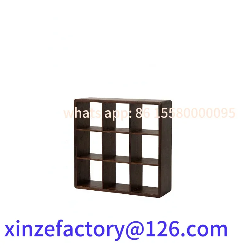 カスタマイズ可能な日本の畳ティーテーブル、多機能出窓、環境に優しいブラックウォールナット