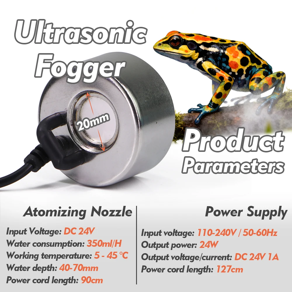 Penghasil Kabut Ultrasonik 110 - Terrarium Fogger Ultrasonic ulasan dan harga
