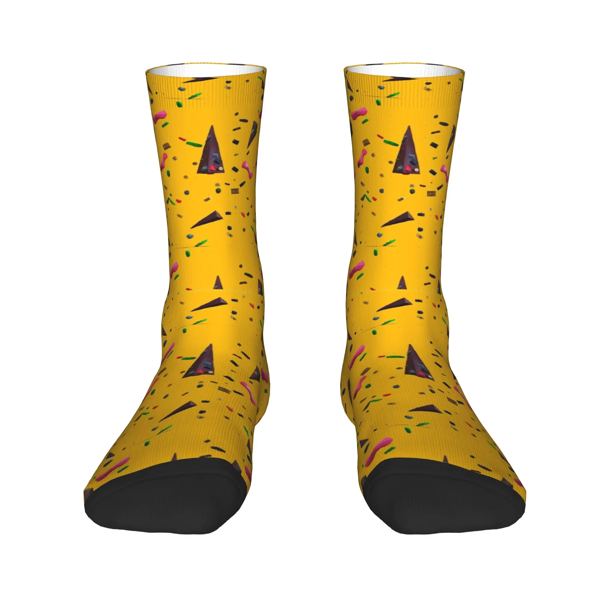 Colorful Bouldering Holds Abstract Springs Stockings  Leisure Socks Women Men High Quality Socks Autumn Anti Slip Socks Gift