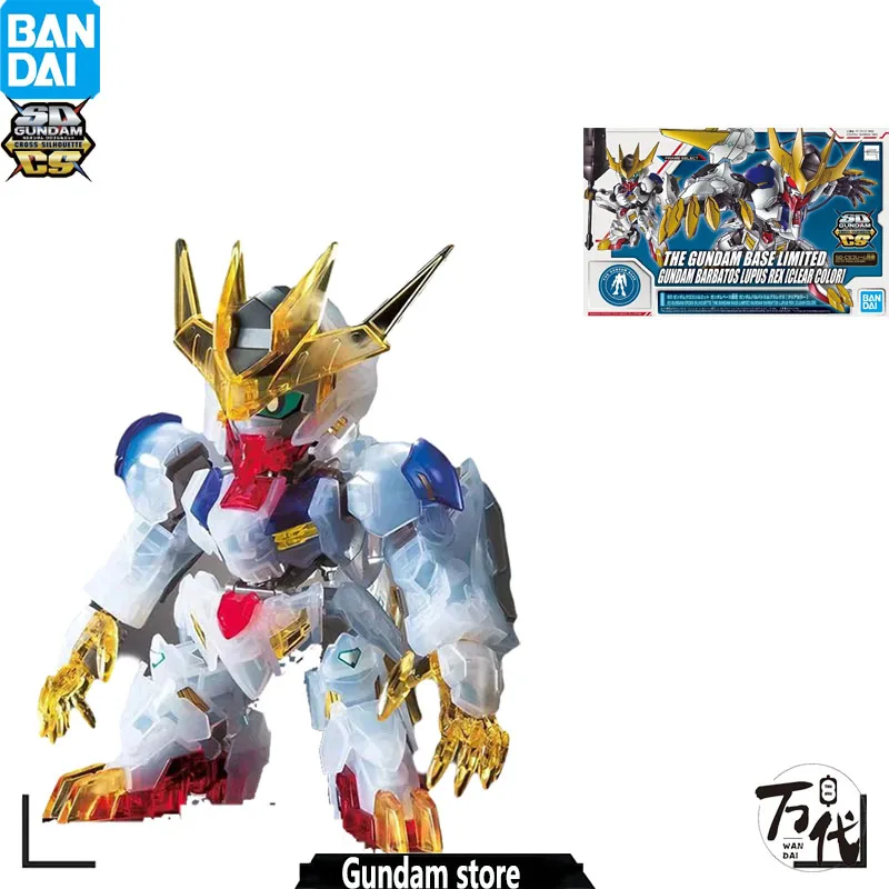 

BANDAI ORIGINAL SDCS THE GUNDAM BASE LIMITED BARBATOS LUPUS REX CLEAR COLOR ANIME MODEL TOYS ACTION FIGURE COLLECTIBLE GIFT